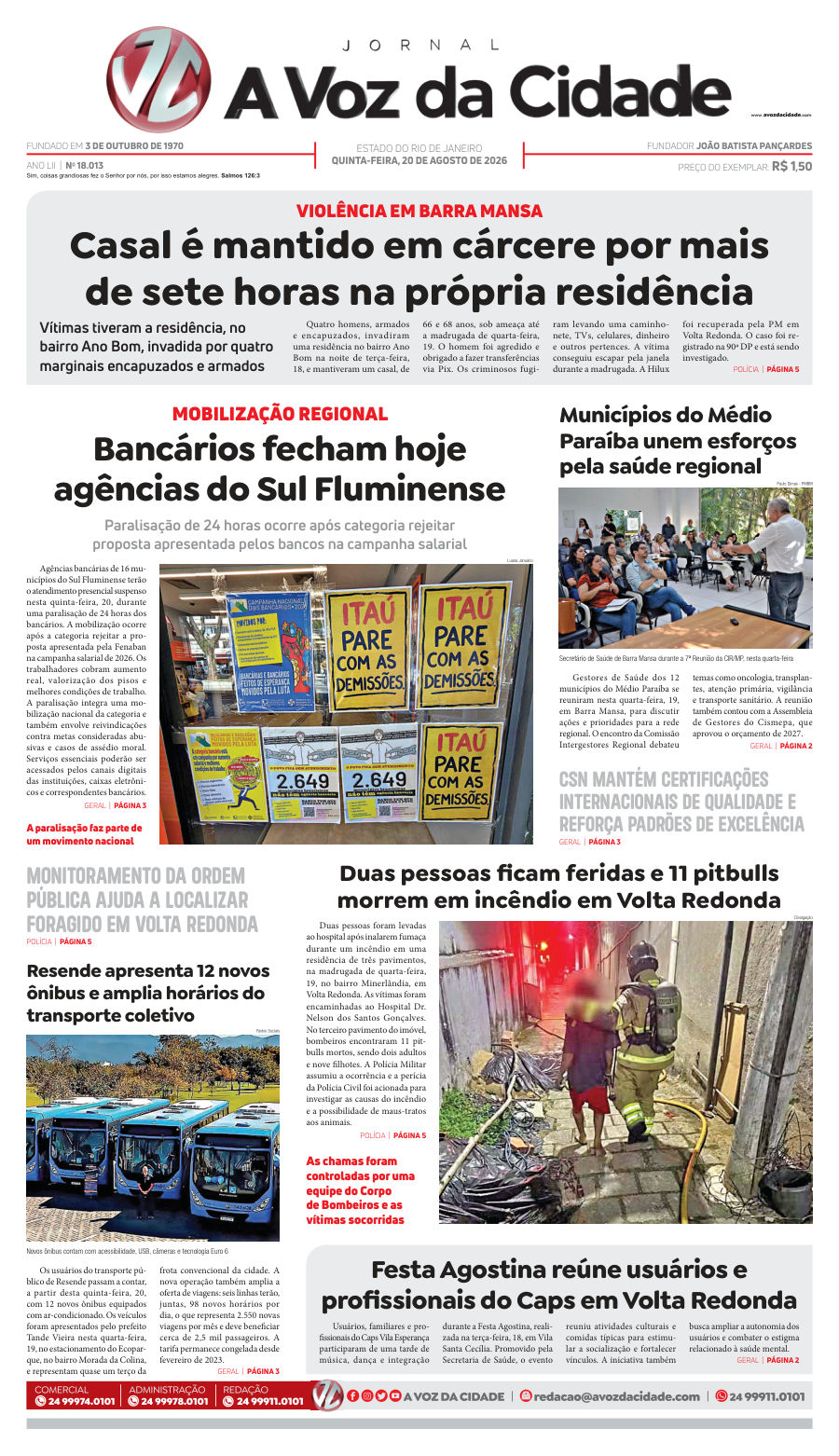 Capa da edição 18.013