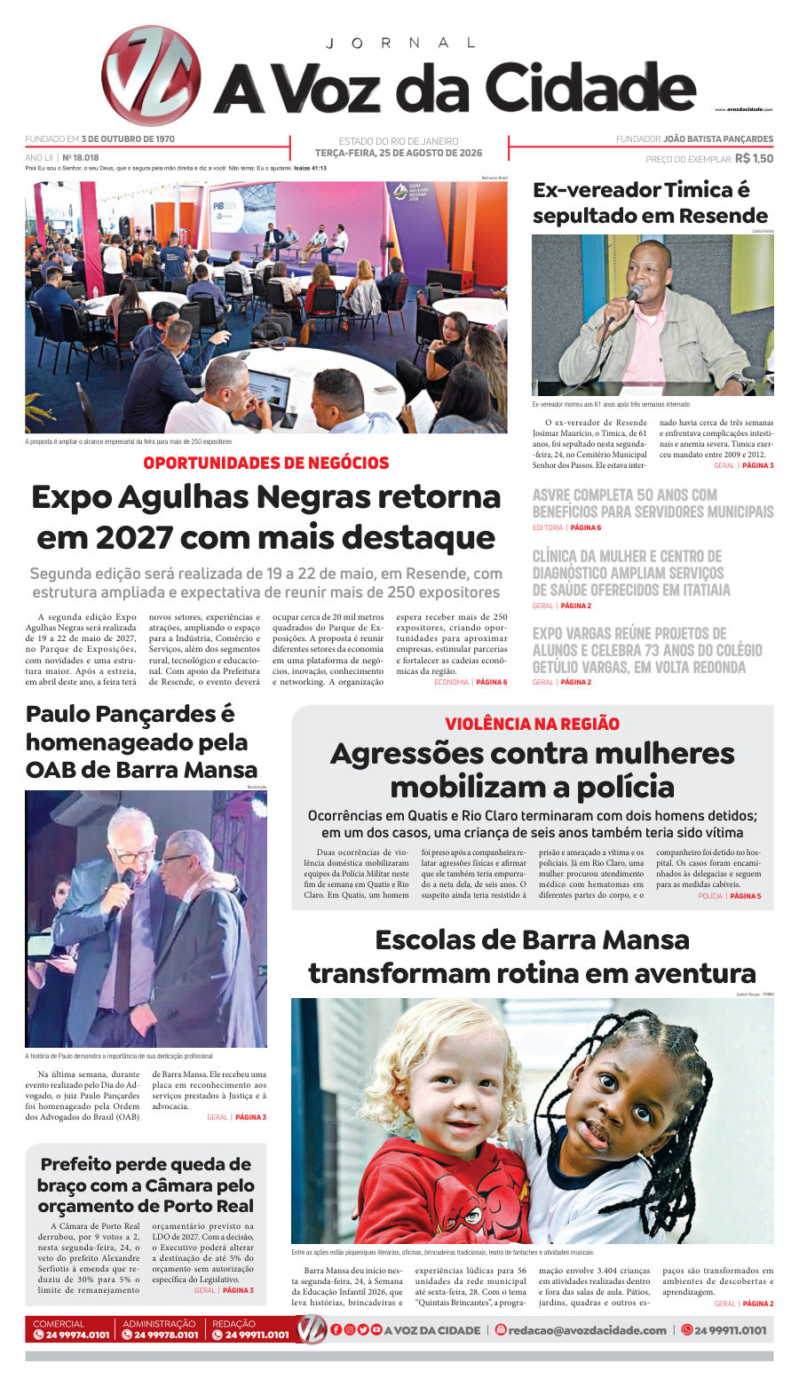 Capa da edição 18.018