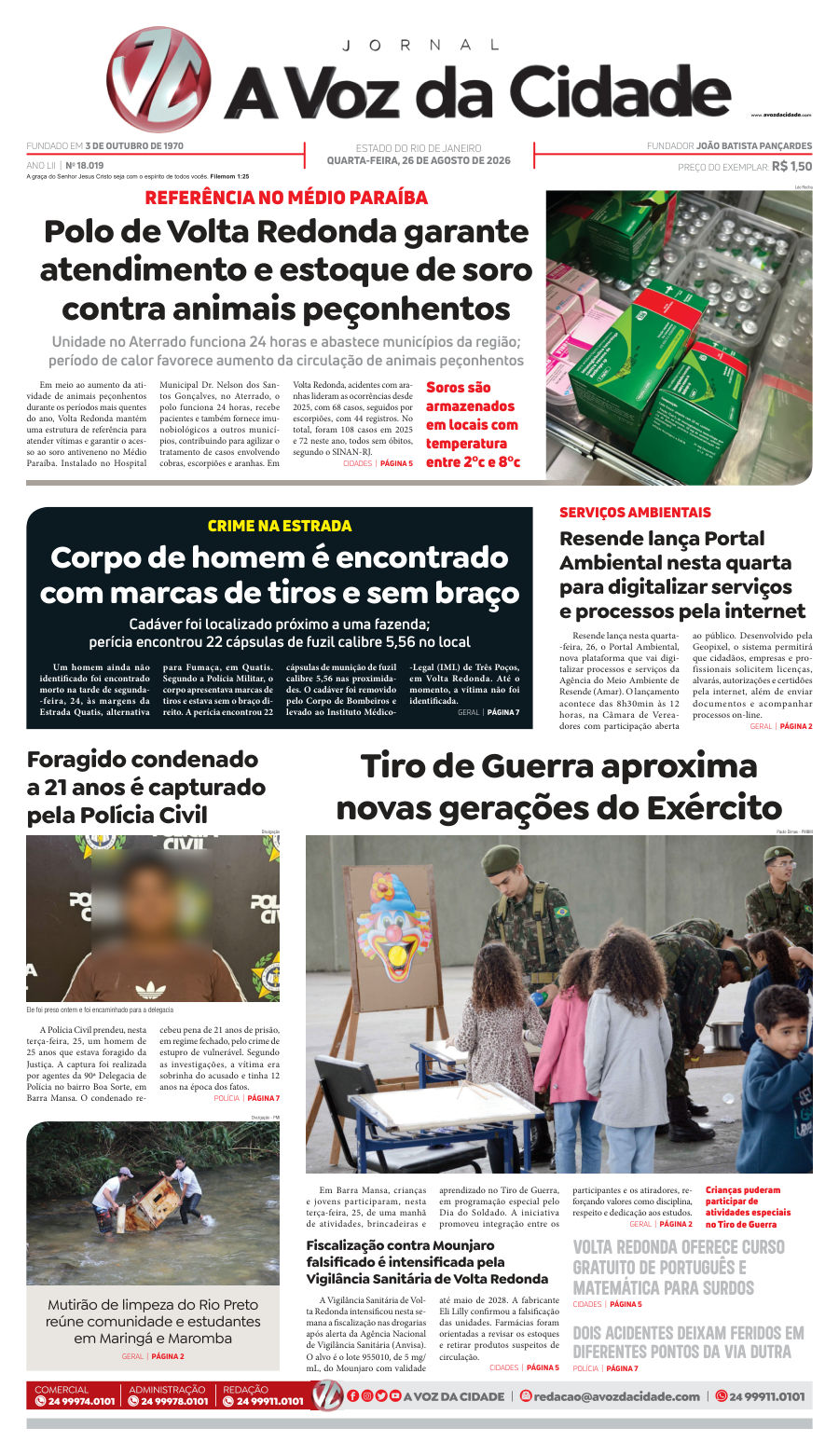 Capa da edição 18.019