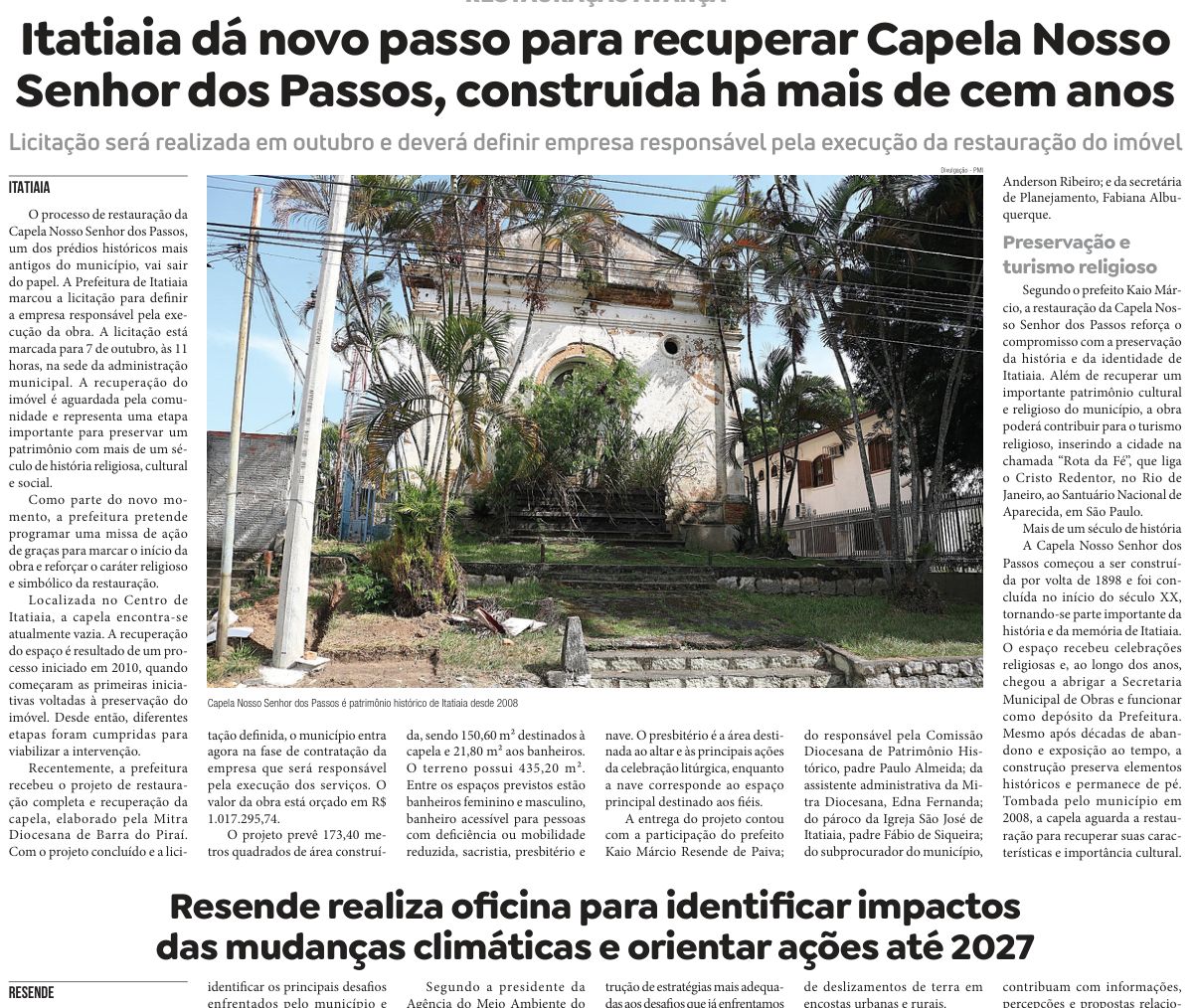 Recorte da página 2 da edição 18.026