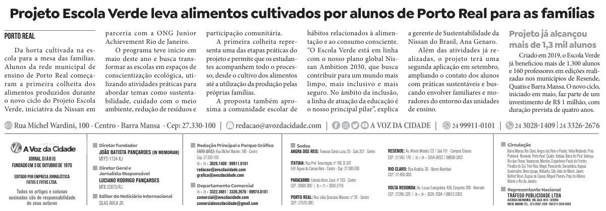 Recorte da página 2 da edição 18.026