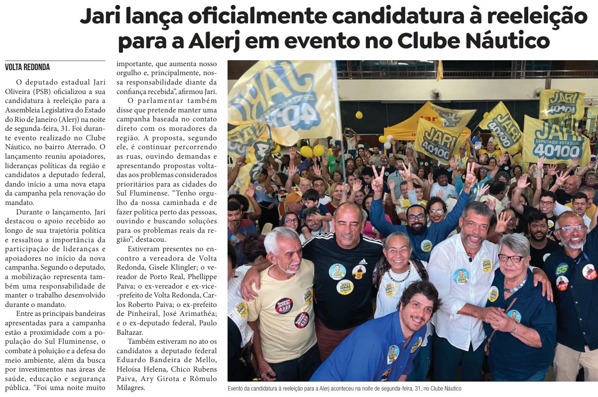 Recorte da página 3 da edição 18.026