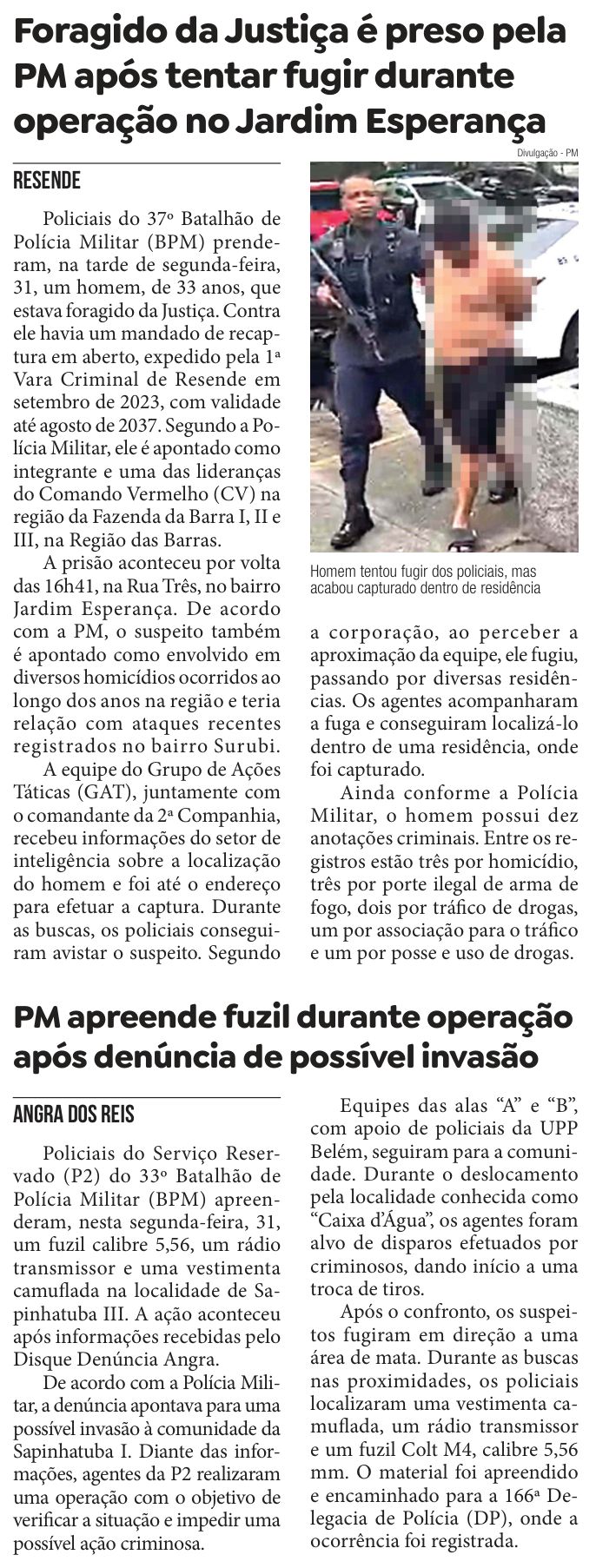 Recorte da página 7 da edição 18.026