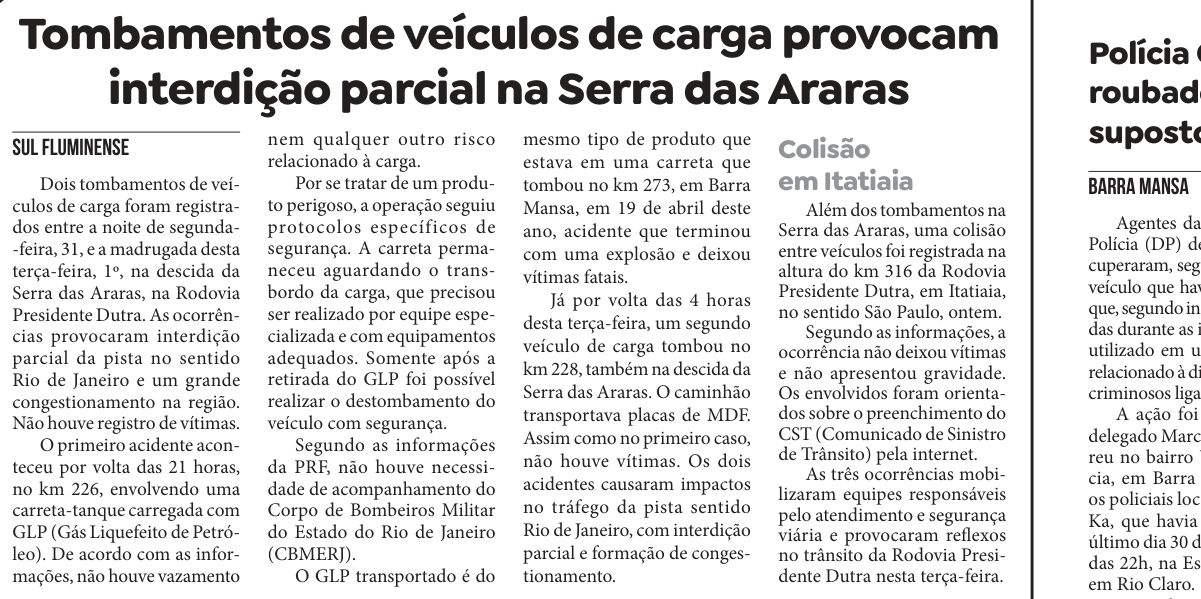 Recorte da página 7 da edição 18.026